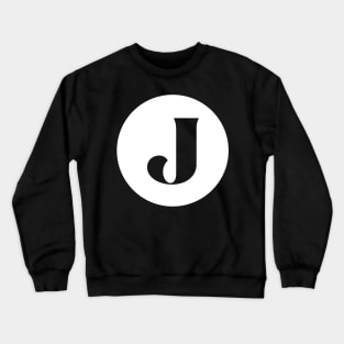 J (Letter Initial Monogram) Crewneck Sweatshirt